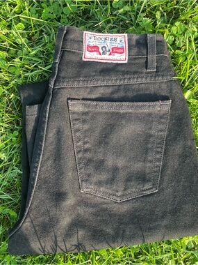 Vintage Rockies Black Jeans - Classic Straight Fit